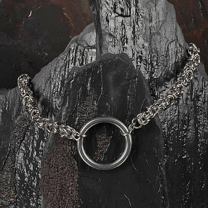 Nightwatch, handwoven chainmaille by Ouroboros Opus