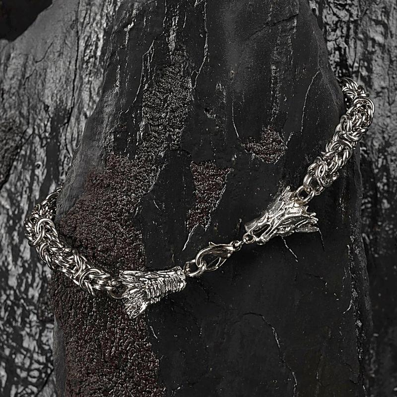 Wyrmguard, Byzantine bracelet with cast dragon-head ends